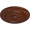 Ekena Millwork Christopher Ceiling Medallion, Hand-Painted Burnished Mahogany Crackle, 26 5/8"OD x 2 1/4"P CM26CSBMC - alternate 2